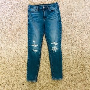 AE Distressed Ne(x)t Level Stretch Hi-Rise Jegging